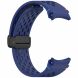 Ремешок Deexe Astra Strap для Samsung Galaxy Watch 4 / 4 Classic / 5 / 5 Pro / 6 / 6 Classic / 7 / FE - Midnight Blue. Фото 3 из 7