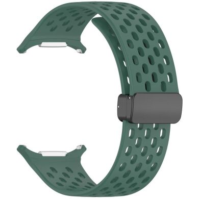 Ремешок Deexe Astra Strap для Samsung Galaxy Watch Ultra (47mm) - Dark Green