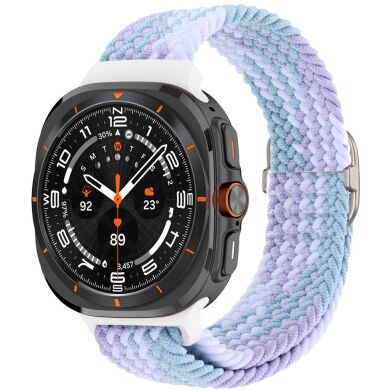 Ремінець Deexe Braided Strap для Samsung Galaxy Watch Ultra (47mm) - Purple