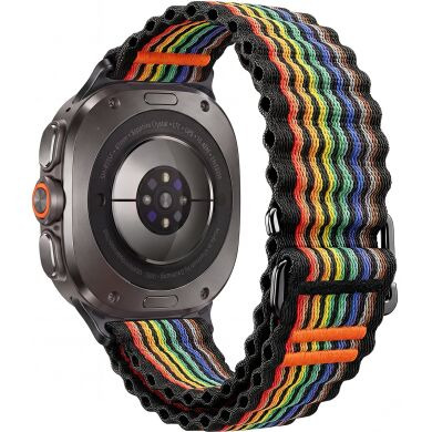 Ремінець Deexe Flow Snap для Samsung Galaxy Watch Ultra 2 / Ultra / Ultra (2025) - Rainbow