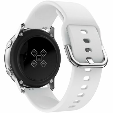 Ремінець Deexe Soft Silicone для годинників з шириною кріплення 20мм - White