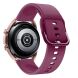 Ремешок Deexe Soft Silicone для  Samsung Galaxy Watch 3 (41mm) - Wine Red. Фото 1 из 4