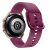 Ремінець Deexe Soft Silicone для  Samsung Galaxy Watch 3 (41mm) - Wine Red