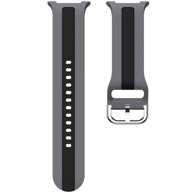 Ремешок Deexe Sport Strap для Samsung Galaxy Watch 8 (40/44mm) / 8 Classic - Grey / Black
