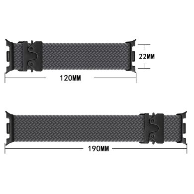 Ремінець Reframe Braided Strap для Samsung Galaxy Watch 8 (40/44mm) / 8 Classic - Black