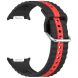 Ремешок Reframe Vertical Strip для Samsung Galaxy Watch 8 (40/44mm) / 8 Classic / Ultra (2025) - Black / Red. Фото 1 из 5