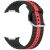 Ремінець Reframe Vertical Strip для Samsung Galaxy Watch 8 (40/44mm) / 8 Classic (43/47mm) / Ultra 2 - Black / Red