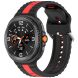 Ремешок Reframe Vertical Strip для Samsung Galaxy Watch 8 (40/44mm) / 8 Classic / Ultra (2025) - Black / Red. Фото 2 из 5