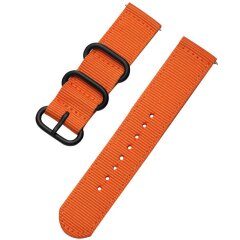 Ремінець UniCase Nylon для годинників з шириною кріплення 22мм - Orange
