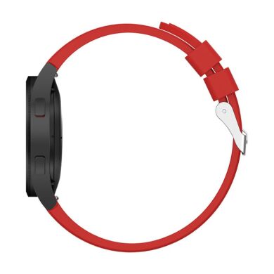 Ремешок UniCase Silicone Band для Samsung Galaxy Watch 4 Classic (46mm) / Watch 4 Classic (42mm) / Watch 4 (40mm) / Watch 4 (44mm) - Red