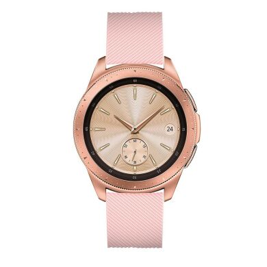 Ремешок UniCase Twill Texture для Samsung Galaxy Watch 42mm / Watch 3 41mm - Pink