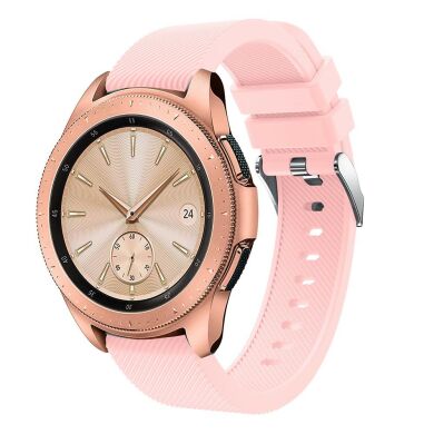 Ремінець UniCase Twill Texture для Samsung Galaxy Watch 42mm / Watch 3 41mm - Pink