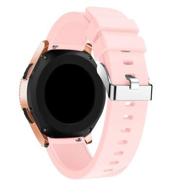 Ремінець UniCase Twill Texture для Samsung Galaxy Watch 42mm / Watch 3 41mm - Pink