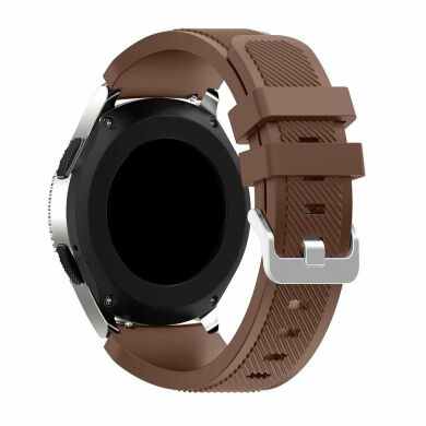 Ремінець UniCase Twill Texture для Samsung Galaxy Watch 46mm / Watch 3 45mm / Gear S3 - Brown