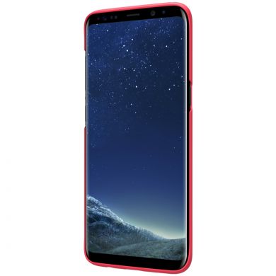 Пластиковый чехол NILLKIN Frosted Shield для Samsung Galaxy S8 Plus (G955) + пленка - Red