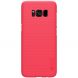 Пластиковый чехол NILLKIN Frosted Shield для Samsung Galaxy S8 Plus (G955) + пленка - Red. Фото 5 из 14