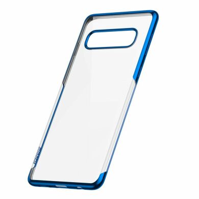 Силіконовий (TPU) чохол BASEUS Shining Series для Samsung Galaxy S10 Plus (G975) - Blue