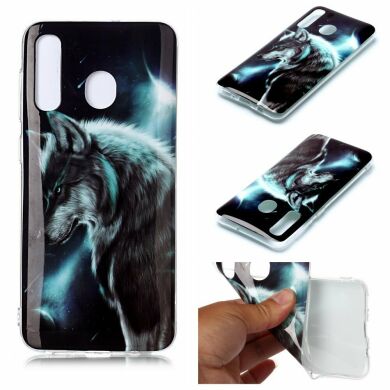 Силіконовий (TPU) чохол Deexe Life Style для Samsung Galaxy A20 (A205) / A30 (A305) - Wolf