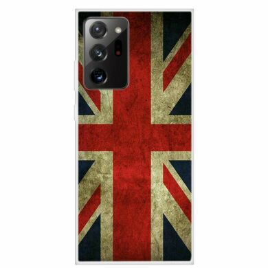 Силіконовий (TPU) чохол Deexe Life Style для Samsung Galaxy Note 20 Ultra (N985) - Flag Pattern
