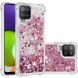 Силиконовый (TPU) чехол Deexe Liquid Glitter для Samsung Galaxy A22 (A225) / M22 (M225) - Rose Gold Hearts. Фото 1 из 7