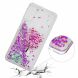 Силиконовый (TPU) чехол Deexe Liquid Glitter для Samsung Galaxy A7 2018 (A750) Tree with Pink Flower