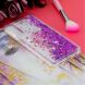 Силиконовый (TPU) чехол Deexe Liquid Glitter для Samsung Galaxy A7 2018 (A750) Tree with Pink Flower
