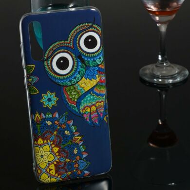 Силіконовий (TPU) чохол Deexe LumiCase для Samsung Galaxy A70 (A705) - Colorized Owl