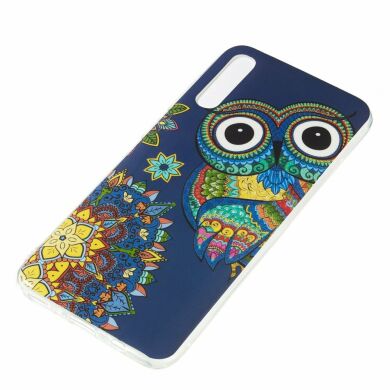 Силіконовий (TPU) чохол Deexe LumiCase для Samsung Galaxy A70 (A705) - Colorized Owl