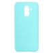 Силиконовый (TPU) чехол Deexe Matte Case для Samsung Galaxy A6+ 2018 (A605) - Light Blue. Фото 2 из 7
