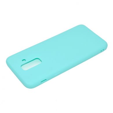 Силиконовый (TPU) чехол Deexe Matte Case для Samsung Galaxy A6+ 2018 (A605) - Light Blue