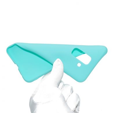 Силиконовый (TPU) чехол Deexe Matte Case для Samsung Galaxy A6+ 2018 (A605) - Light Blue