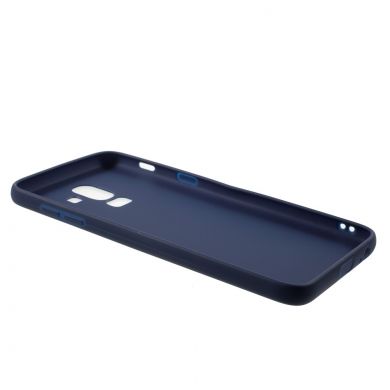 Силиконовый (TPU) чехол Deexe Matte Case для Samsung Galaxy J8 2018 (J810) - Dark Blue