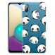 Силиконовый (TPU) чехол Deexe Pretty Glossy для Samsung Galaxy A02 (A022) / M02 - Pandas. Фото 1 из 4