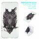 Силіконовий (TPU) чохол Deexe Pretty Glossy для Samsung Galaxy A50 (A505) - Black Owl