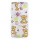 Силиконовый (TPU) чехол Deexe Pretty Glossy для Samsung Galaxy A7 2018 (A750) - Brown Bears. Фото 2 из 5