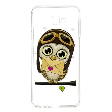 Силиконовый (TPU) чехол Deexe Pretty Things для Samsung Galaxy J4+ (J415) - Owl
