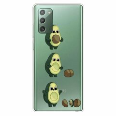 Силіконовий (TPU) чохол Deexe Pretty Glossy для Samsung Galaxy Note 20 (N980) - Avocado