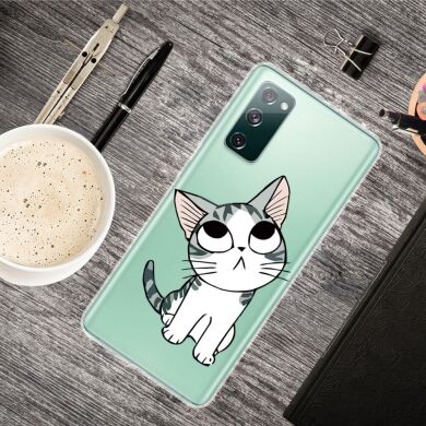 Силіконовий (TPU) чохол Deexe Pretty Glossy для Samsung Galaxy S20 FE (G780) - Cats