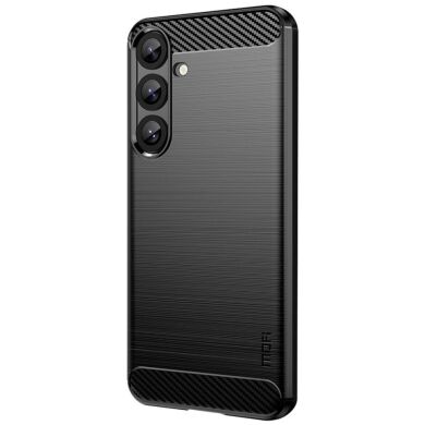 Силиконовый (TPU) чехол MOFI Carbon Fiber для Samsung Galaxy S25 Plus (S936) - Black