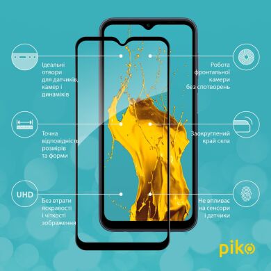 Захисне скло Piko Full Glue для Samsung Galaxy M14 (M146) - Black