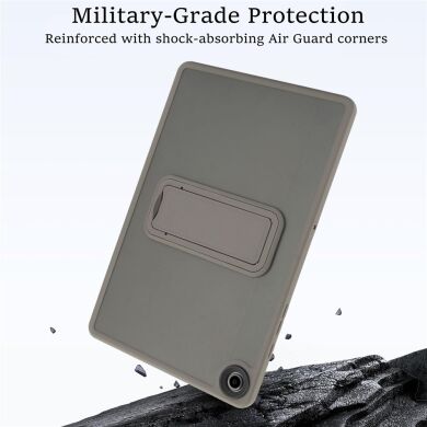 Защитный чехол Deexe Crystal Kickstand для Samsung Galaxy Tab A9 Plus (X210/216) - Gold