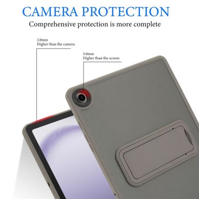 Защитный чехол Deexe Crystal Kickstand для Samsung Galaxy Tab A9 Plus (X210/216) - Gold
