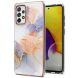 Защитный чехол Deexe Fashion Case для Samsung Galaxy A72 (А725) - Milky Way Marble White. Фото 1 из 4