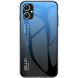 Защитный чехол Deexe Gradient Color для Samsung Galaxy A05 (A055) - Black / Blue. Фото 1 из 8