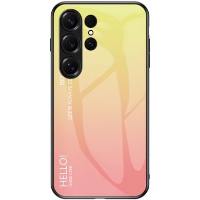 Захисний чохол Deexe Gradient Color для Samsung Galaxy S26 Ultra - Yellow