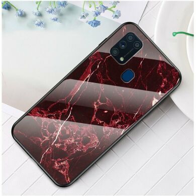 Защитный чехол Deexe Gradient Pattern для Samsung Galaxy M31 (M315) - Red