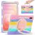 Защитный чехол Deexe Hand Grip для Samsung Galaxy Tab S12 Ultra / S11 Ultra (X930/X936) - Colorful Pink