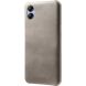 Защитный чехол Deexe Leather Back Cover для Samsung Galaxy A04e (A042) - Grey. Фото 1 из 4