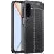 Защитный чехол Deexe Leather Cover для Samsung Galaxy A17 (A175) - Black. Фото 1 из 11