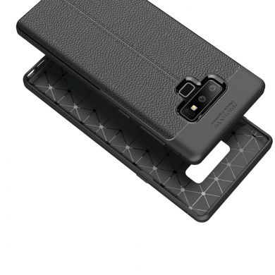 Захисний чохол Deexe Leather Cover для Samsung Galaxy Note 9 (N960) - Black